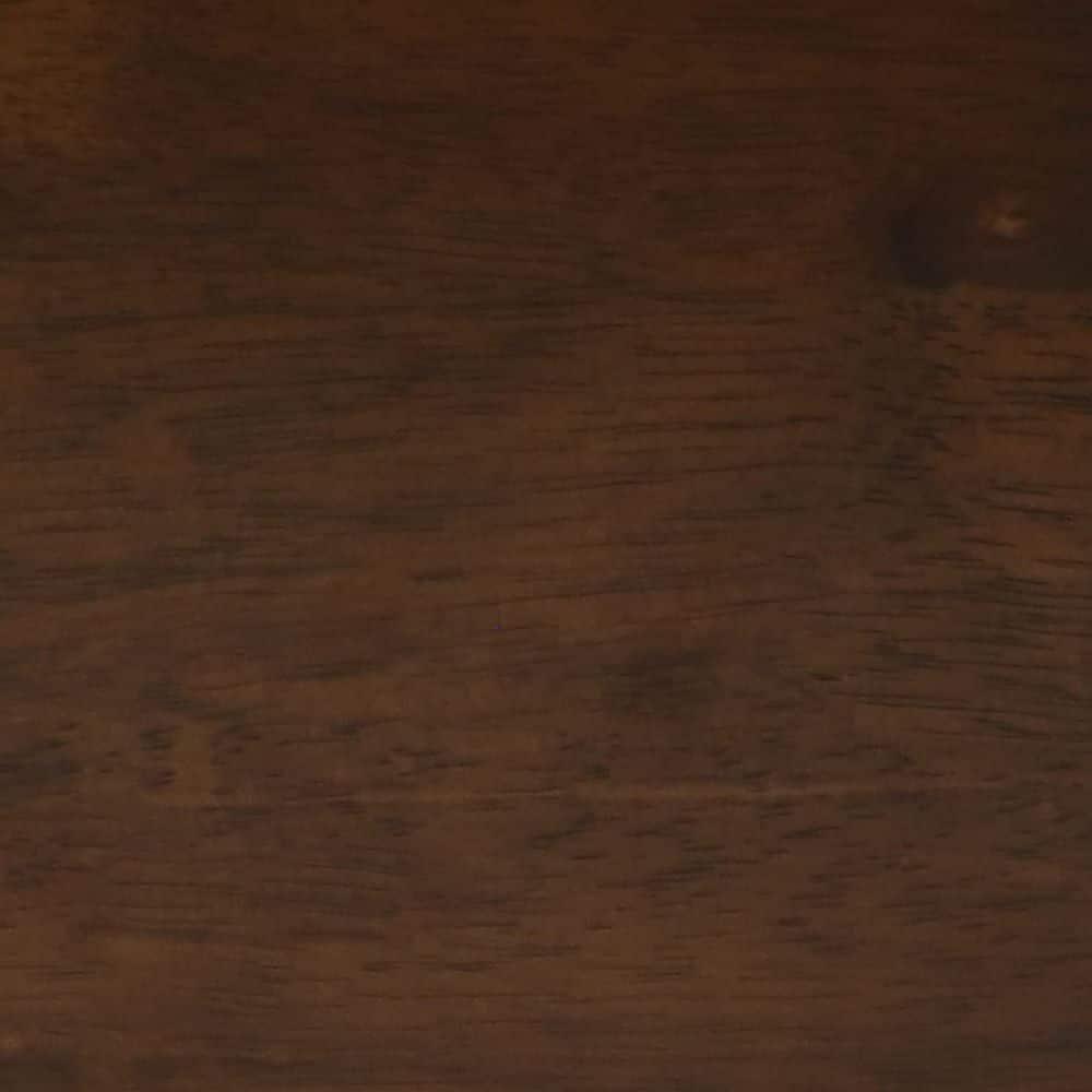 Sunnydaze Indoor 5-Foot Solid Rubberwood Rectangular Dining Table - Dark Walnut