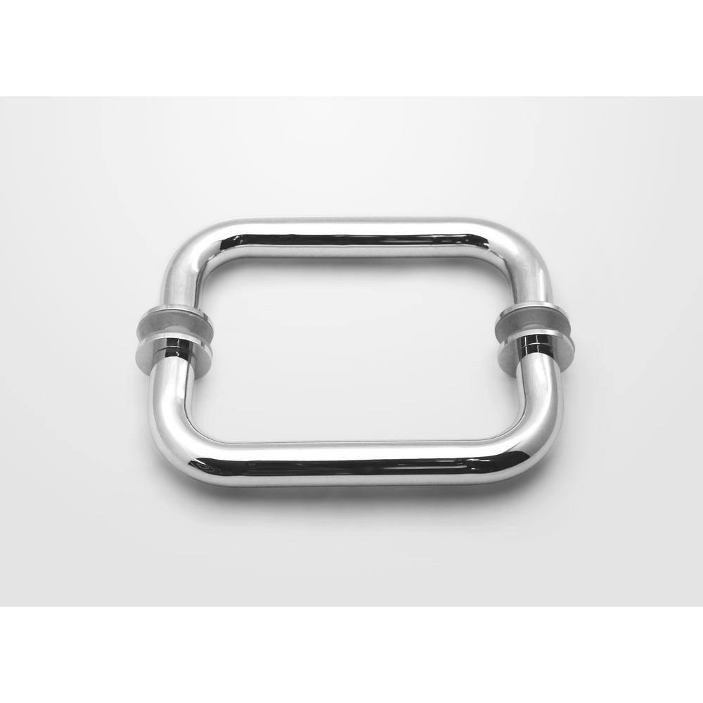 Glass Warehouse Illume 49 in. x 36 in. x 78 in. 90-degree Fully Frameless Wall Hinged Glass Shower Enclosure 90-WH-49-36-CH