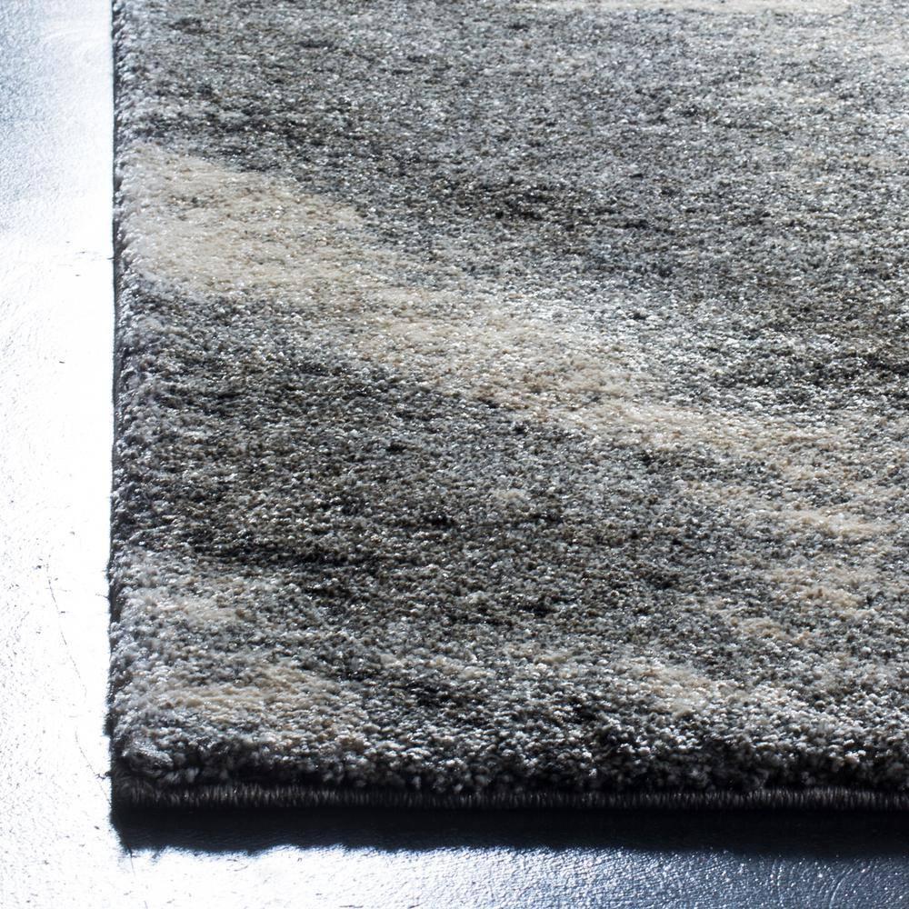 Retro RET2891 Power Loomed Indoor Runner Rug - Grey/Ivory - 2'3"x11' - Safavieh.
