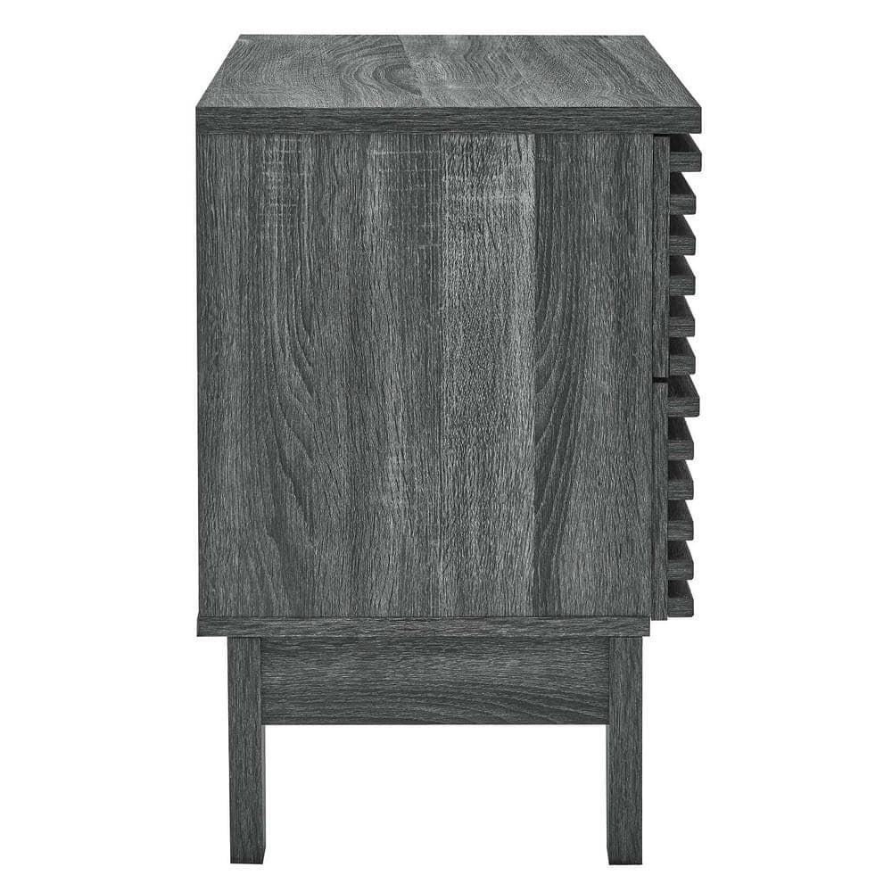 Modway Modway Render Two-Drawer Mid-Century Modern Nightstand