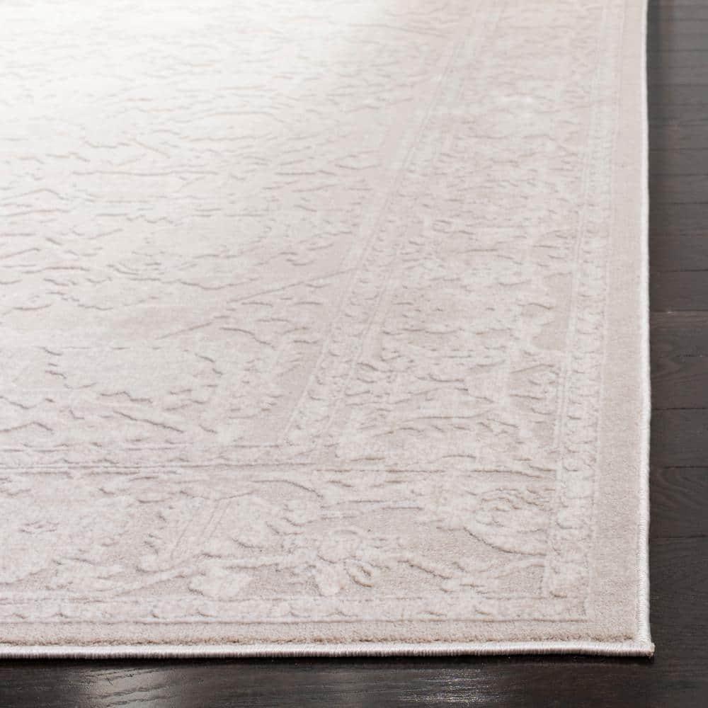 Reflection RFT665 Power Loomed Indoor Area Rug - Creme/Ivory - 6'7"x6'7" - Safavieh.