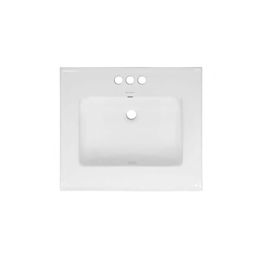Ceramic 24" Single Bathroom Vanity Top