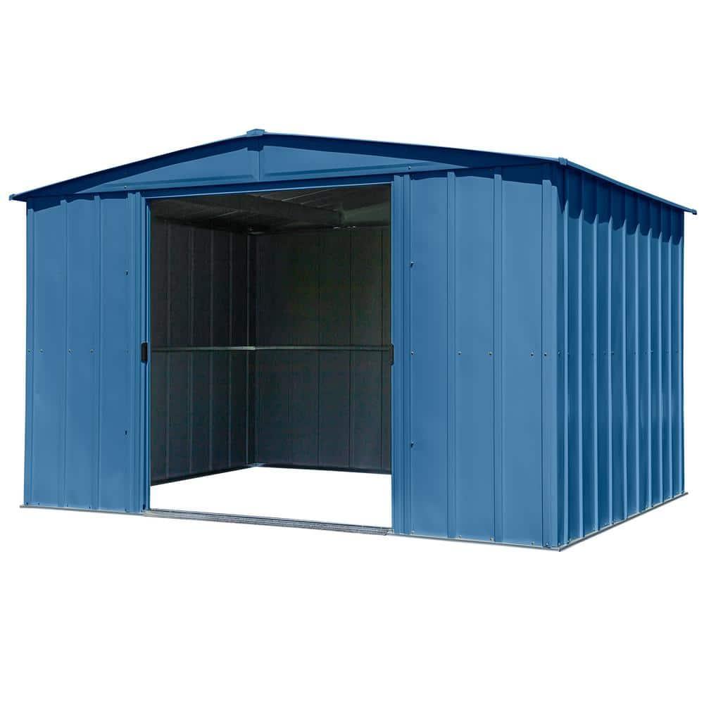 10 ft. W x 8 ft. D Metal Storage Shed