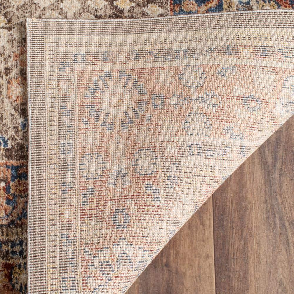 SAFAVIEH Bijar Rhona Oriental Area Rug, Brown/Rust, 3' x 5'