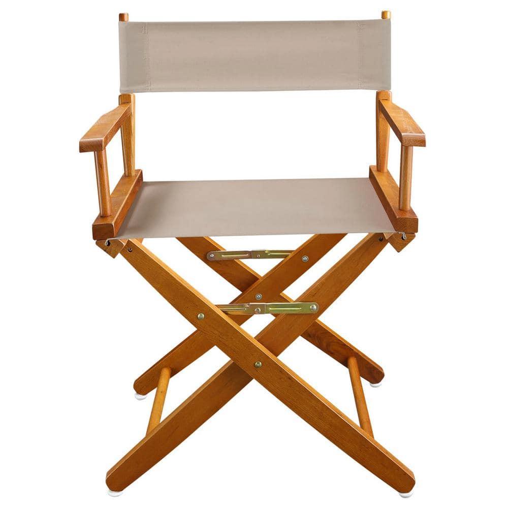 Extra-Wide Premium 18 in. Hardwoods Standard Height Directors Chair