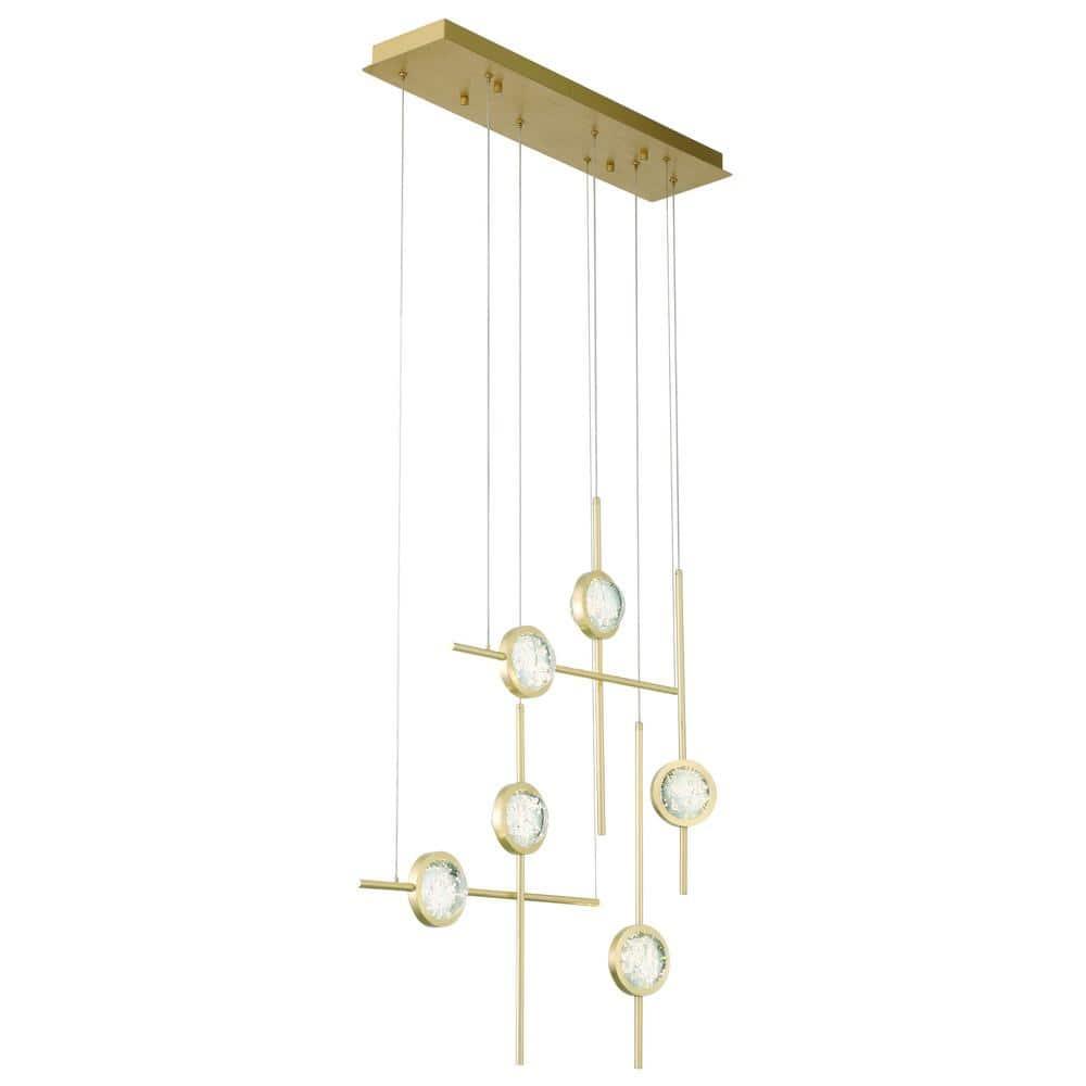 Eurofase Lighting Barletta 6 - Light Chandelier in  Gold