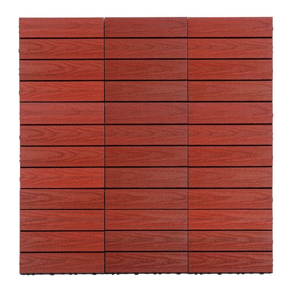 UltraShield Naturale Composite 12" x 12" Interlocking Deck Tile
