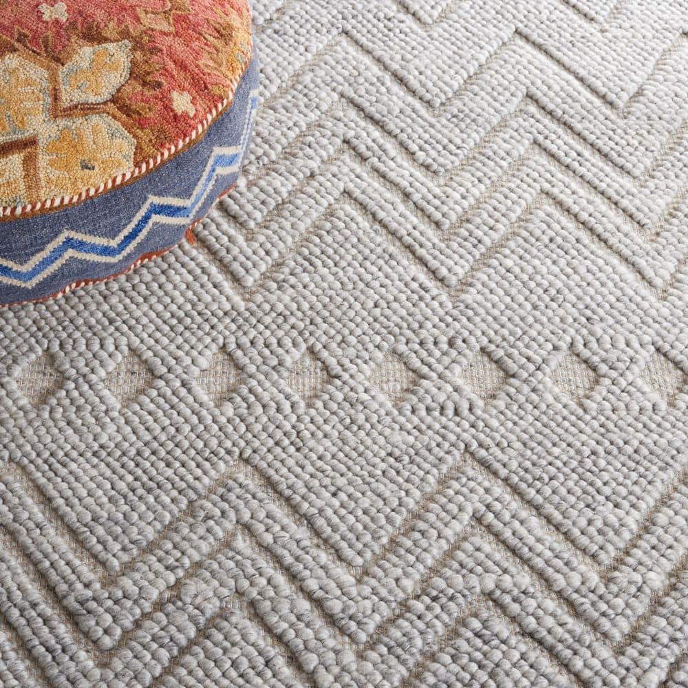 Natura NAT128 Hand Woven Indoor Accent Rug - Grey - 3'x5' - Safavieh