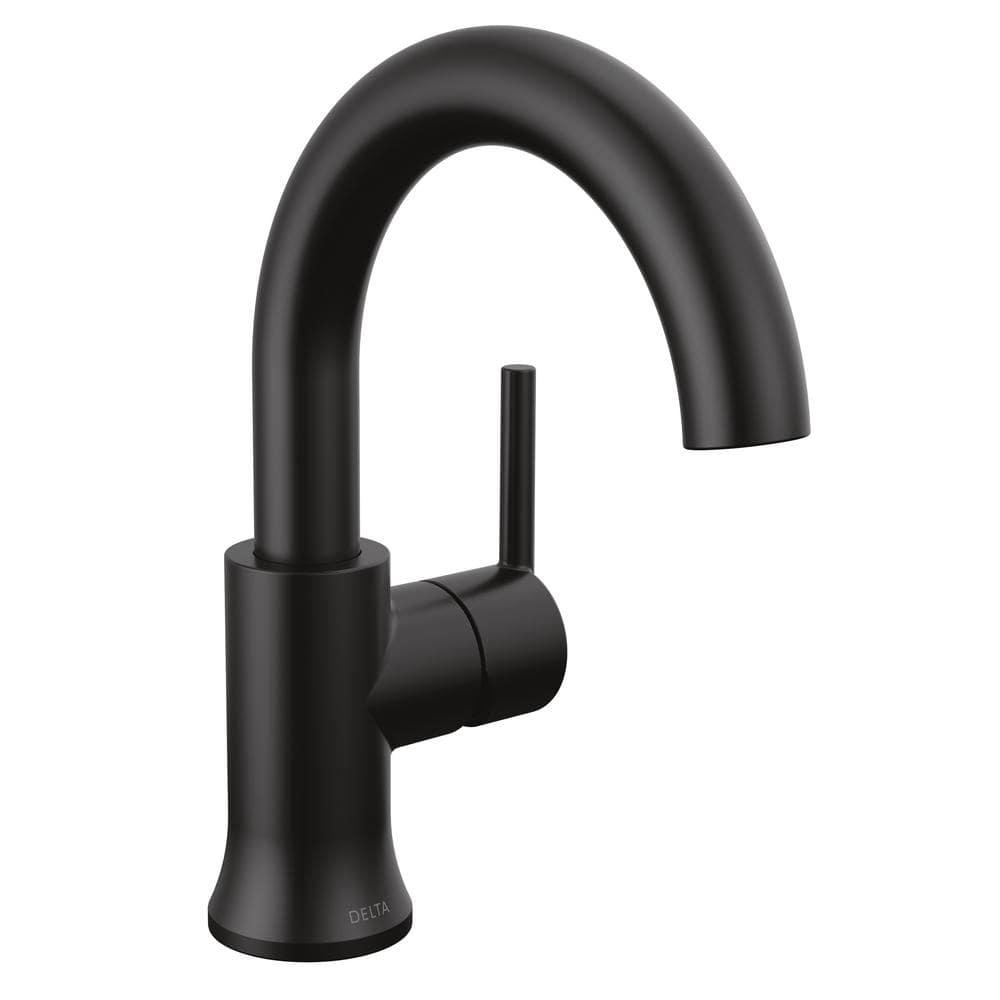 Trinsic Single Hole Bathroom Faucet with Drain Assembly, Single Handle Bathroom Sink Faucet