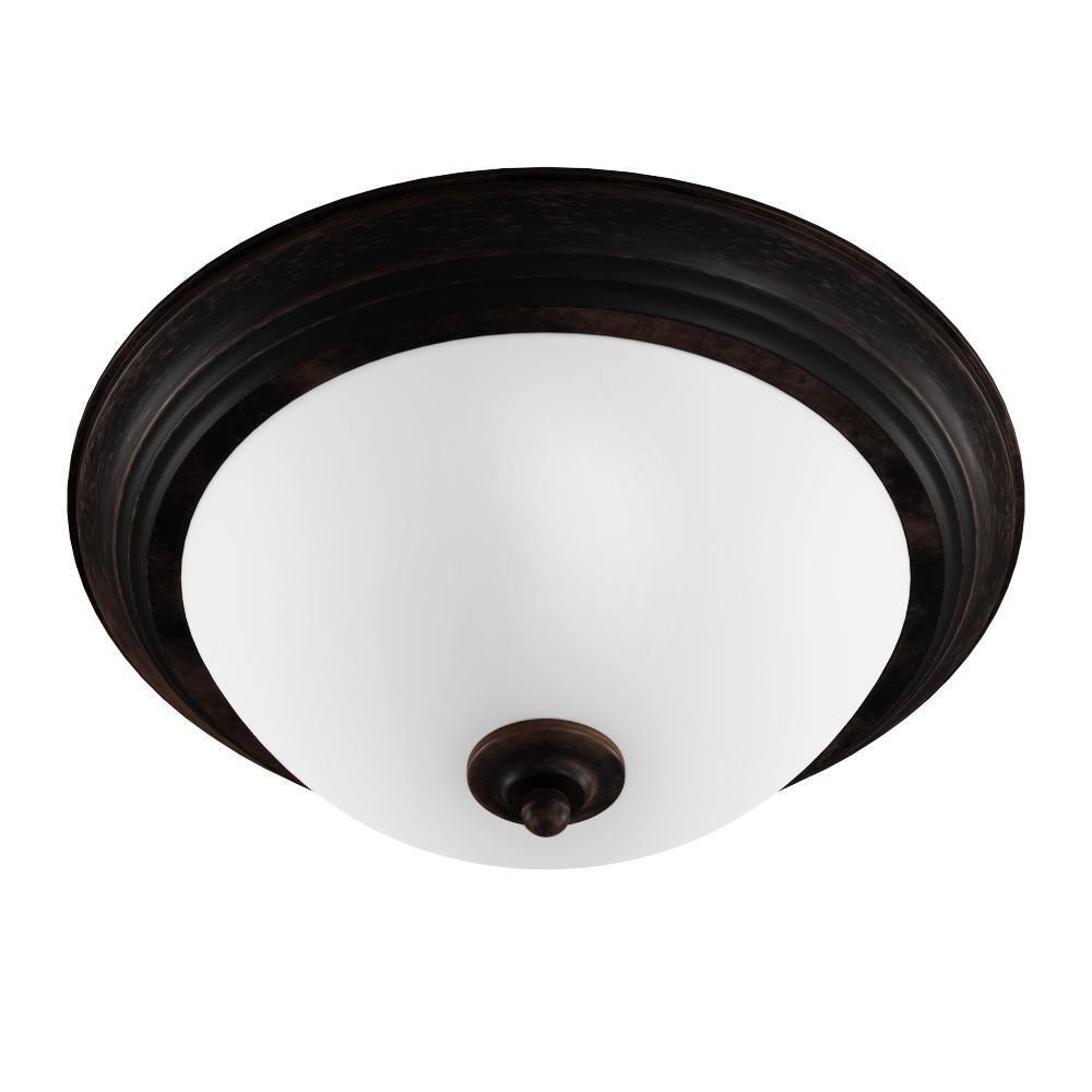 Maxim Lighting Essentials - 583x 3 - Light Flush Mount in  Oil Rubbed Bronze