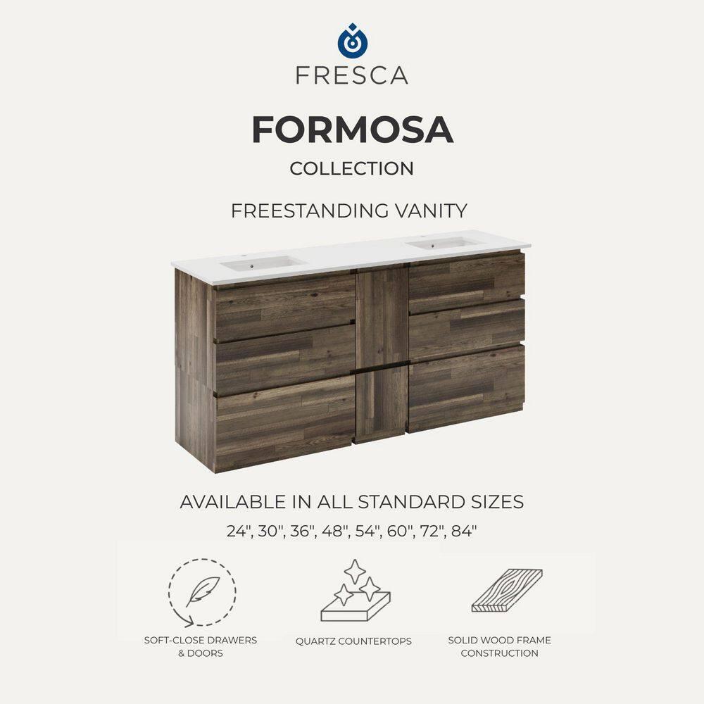 Fresca Formosa 35" Free-Standing Single Sink Bathroom Vanity Base Only