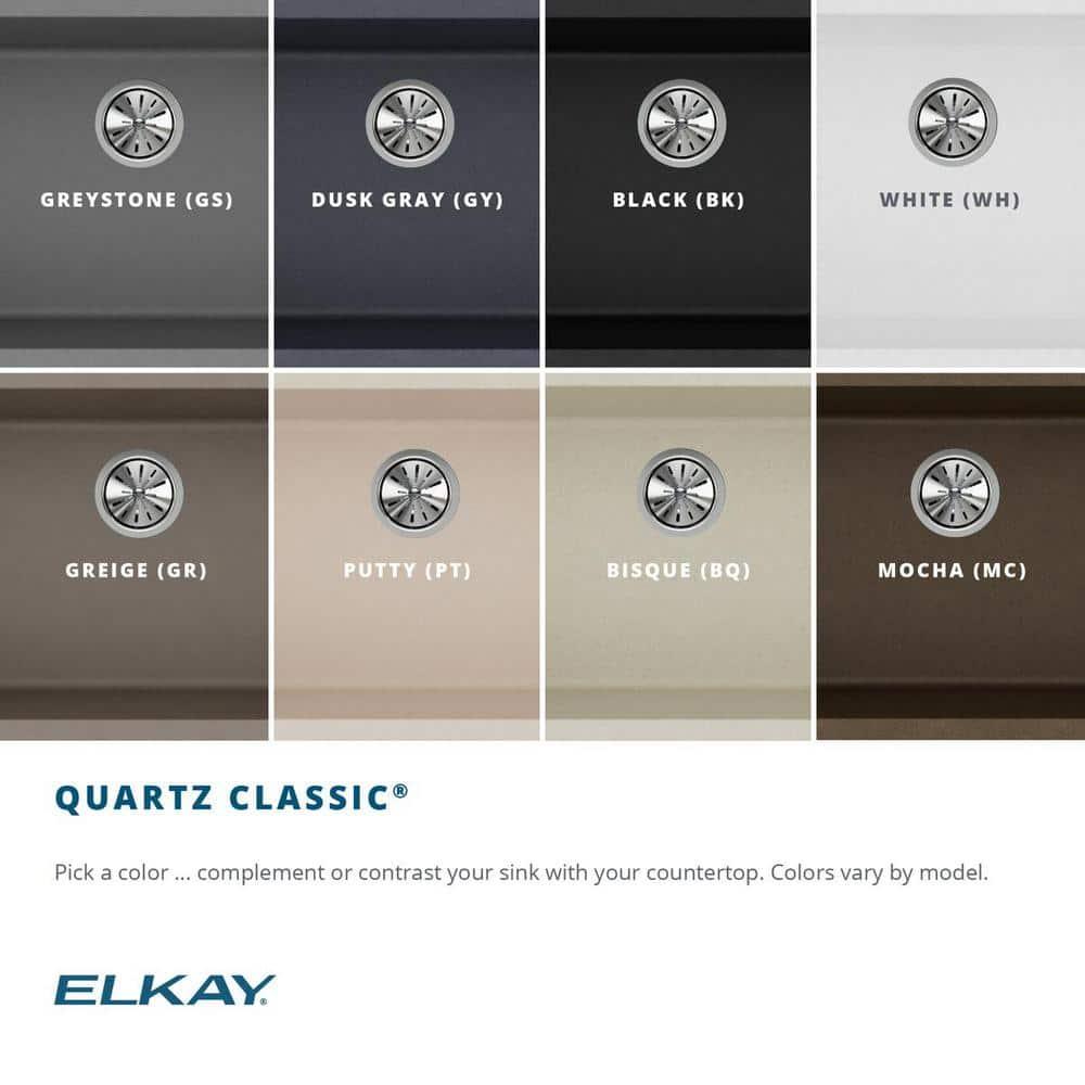 Quartz Classic 33" x 22" x 10" Double Basin Drop-In Kitchen Sink