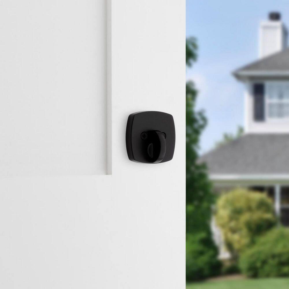 Midtown Interior Knob With Deadbolt Reversible Entry Set