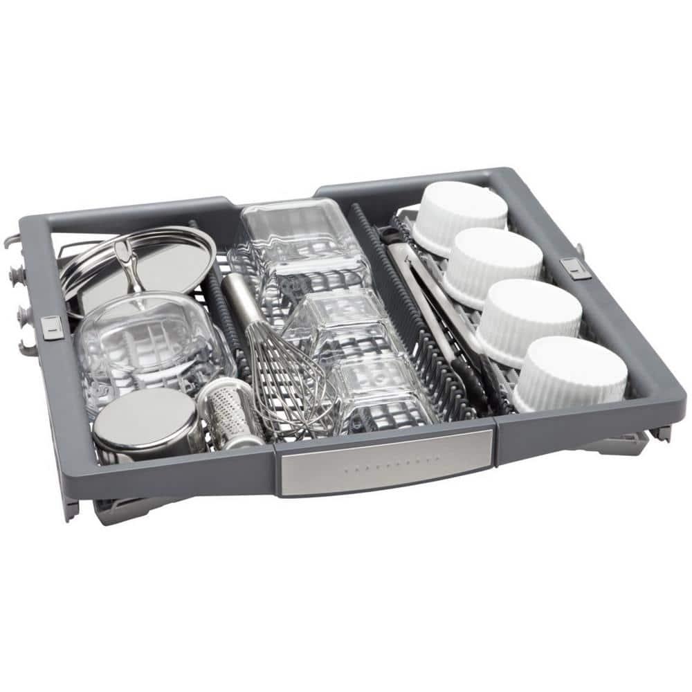 500 Series 24" Stainess Steel Top Control Built-In Dishwasher with Stainless Steel Tub and Flexible 3Rd Rack