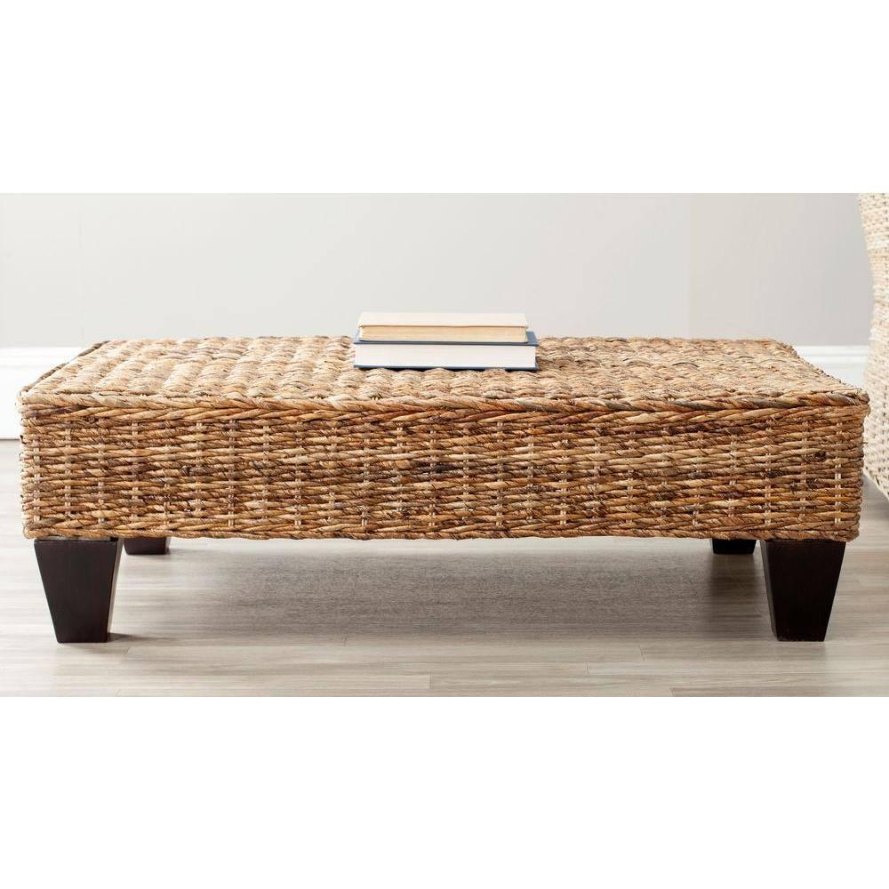 Safavieh Home Collection Leary Wicker Bench