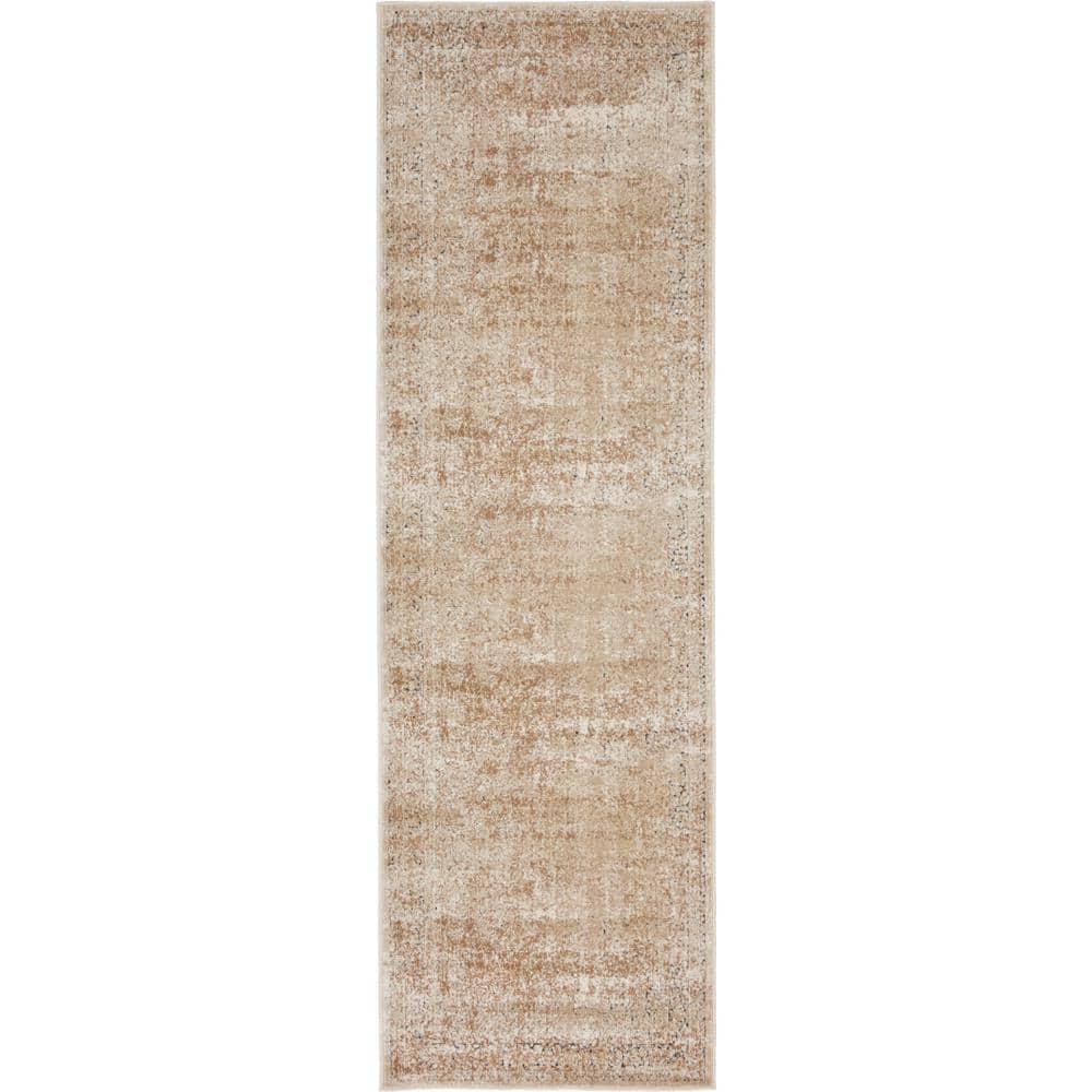 Unique Loom Chateau Collection Area Rug - Jefferson (2' 2" x 6' 7" Runner Beige/Light Brown)