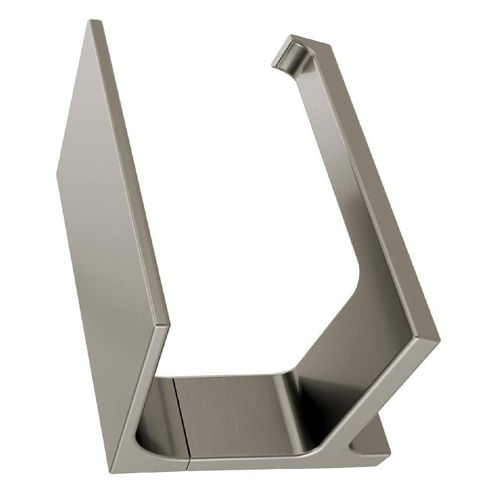 Delta 79956-KS Pivotal Bath Toilet Paper Holder w/ Shelf Black Stainless Steel Finish