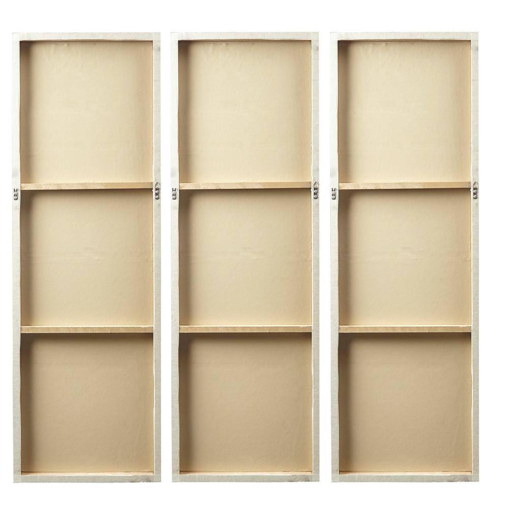 Madison Park Signature Sunburst 3-Piece Hand-Painted Resin Wall Art