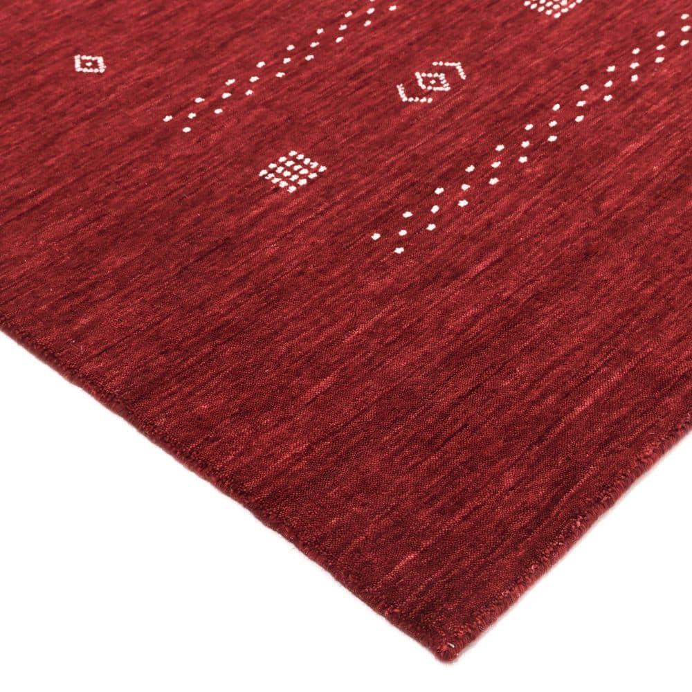 Cyrena Hand-Loomed Wool Rug - Red / 6' x 9'