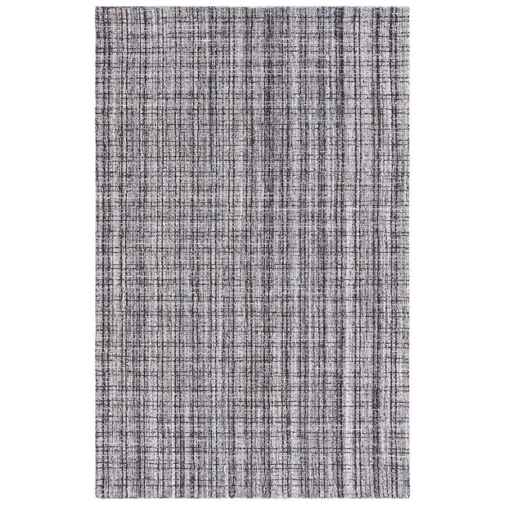 Abstract ABT486 Hand Tufted Area Rug - Grey/Brown - 8'9"x11'9" - Safavieh.