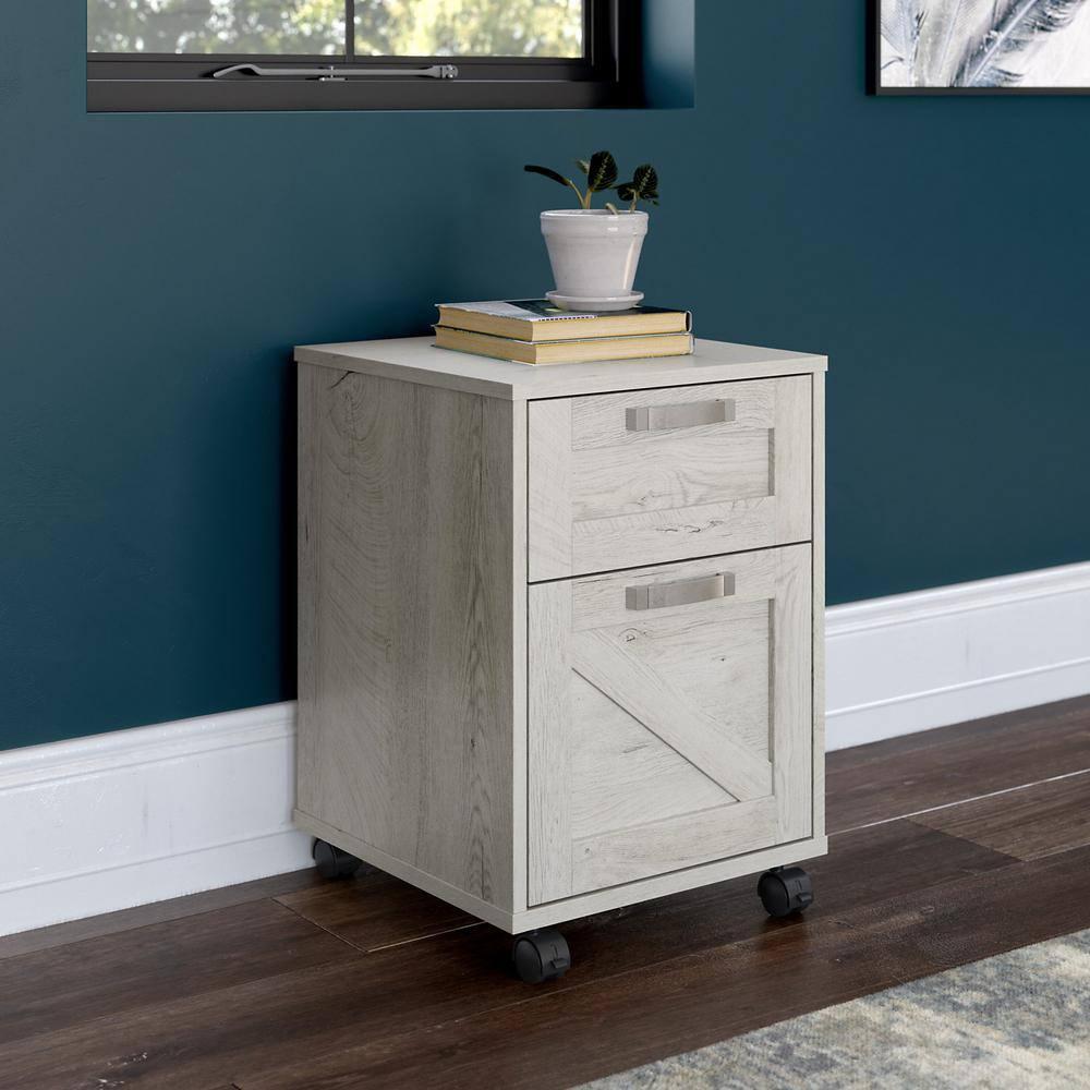 Cowden 16"W 2 -Drawer Mobile Vertical Filing Cabinet