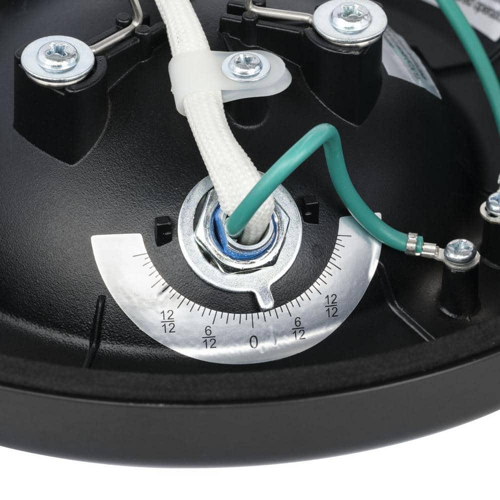 Progress Lighting, Intrinsic Collection, 1-Light, Surface Mount, Black, Eyeball Downlight