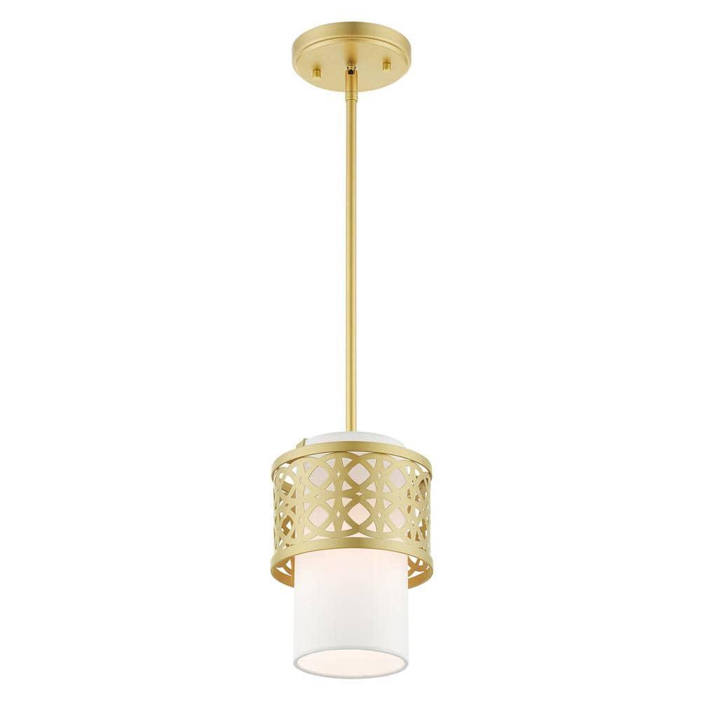 Livex Lighting Calinda 1 - Light Pendant in  Soft Gold
