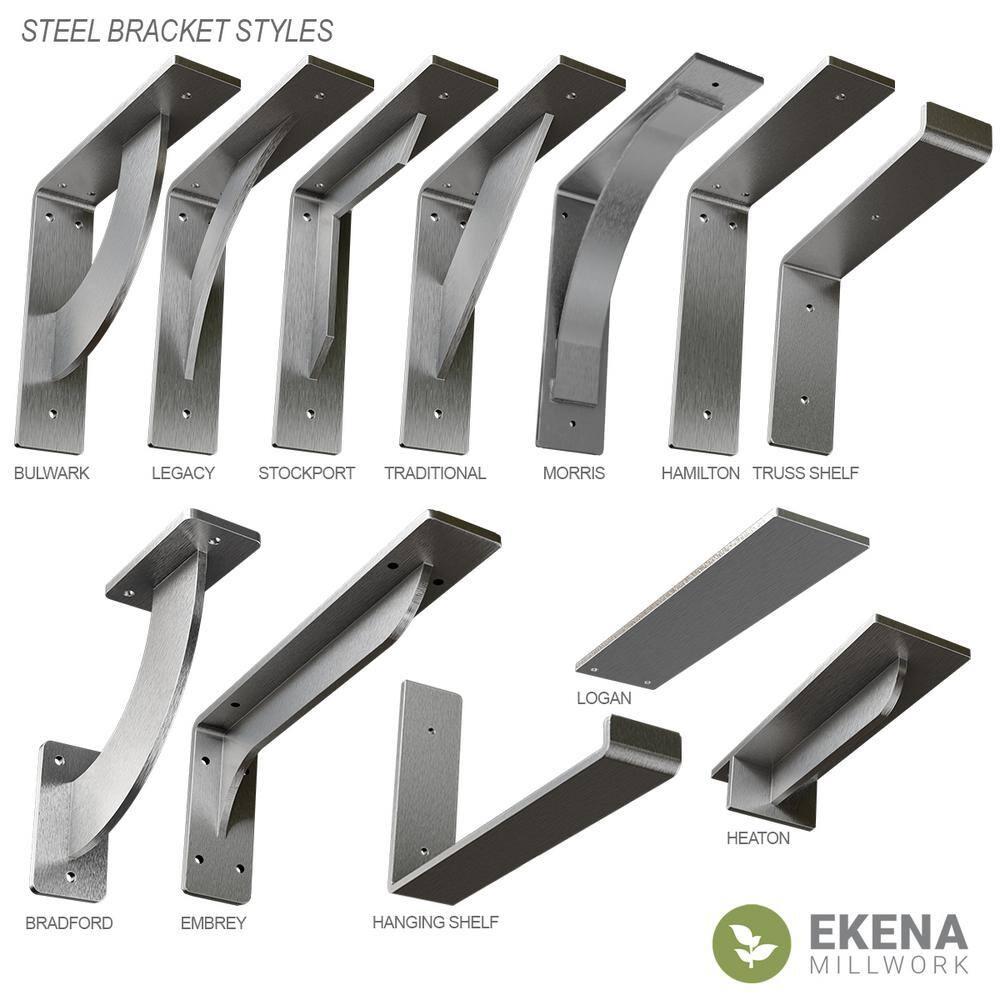Ekena Millwork Legacy H 2'' W D Metal Bracket / Corbel