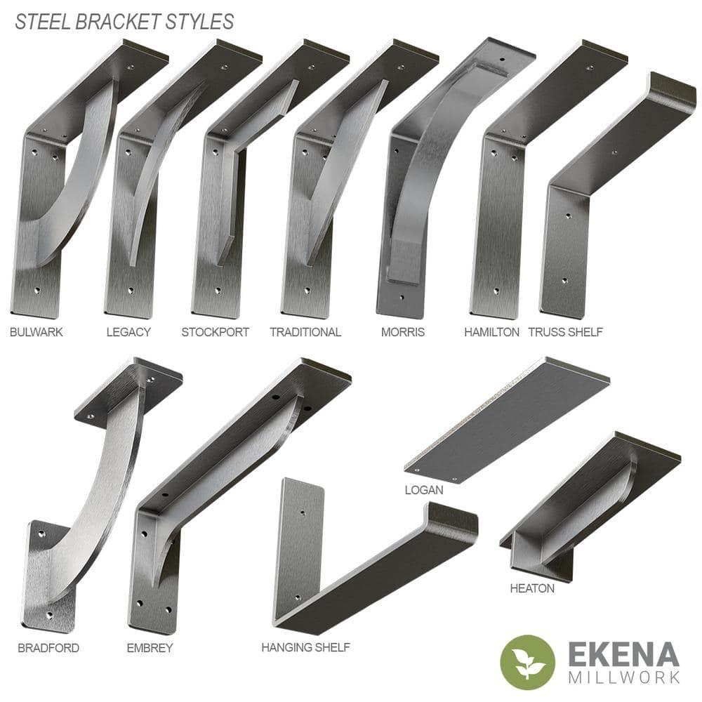 Ekena Millwork Legacy H 2'' W D Metal Bracket / Corbel