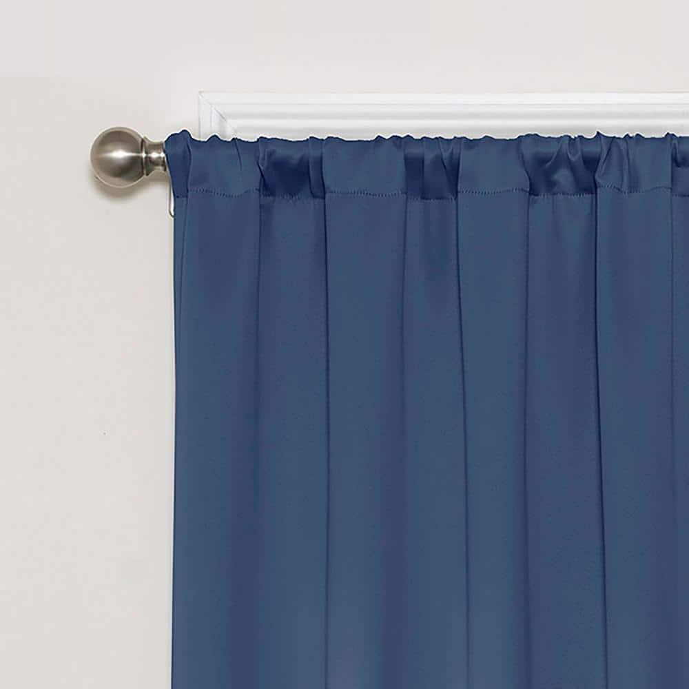 Eclipse Phoenix Darrell Solid Blackout Thermal Rod Pocket Single Curtain Panel