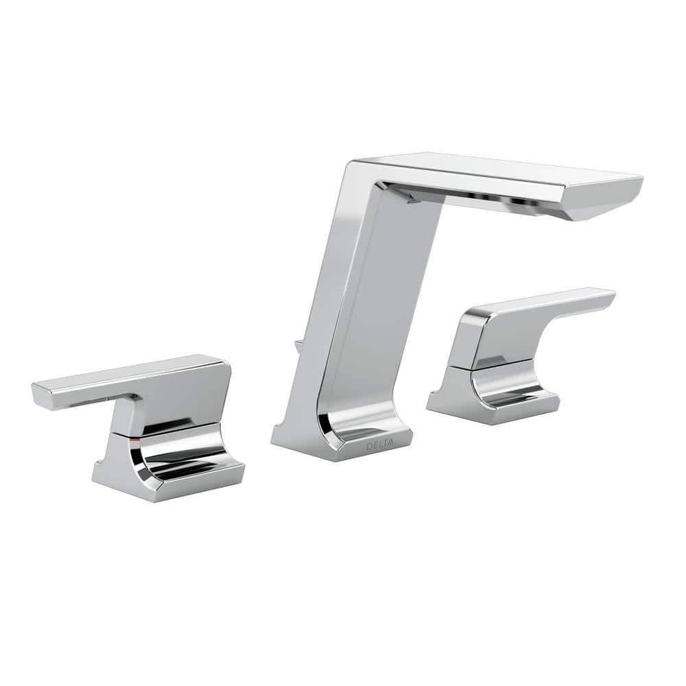 Pivotal Widespread Bathroom Faucet with Drain Assembly