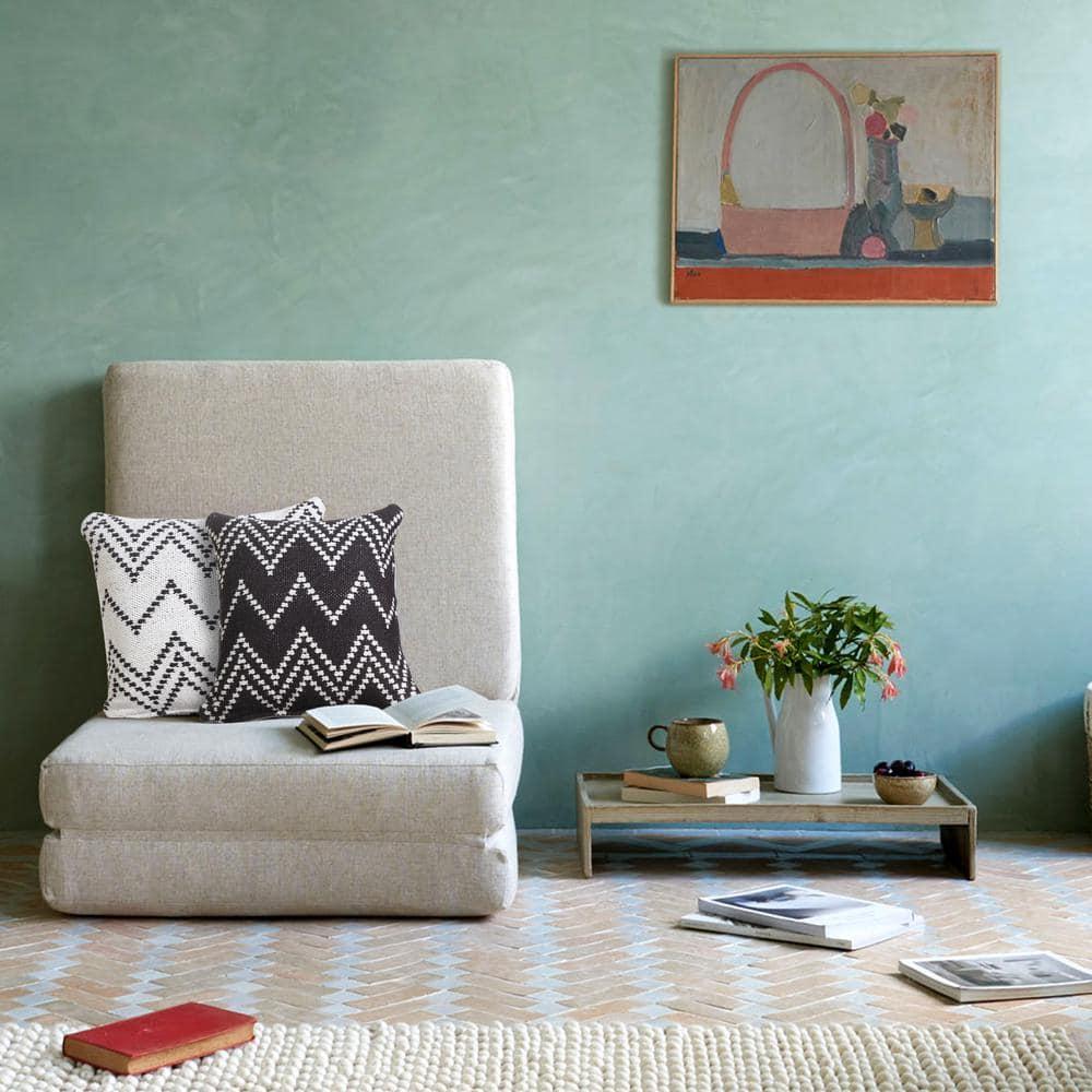 Evette Rios Textured Cotton Throw Pillow
