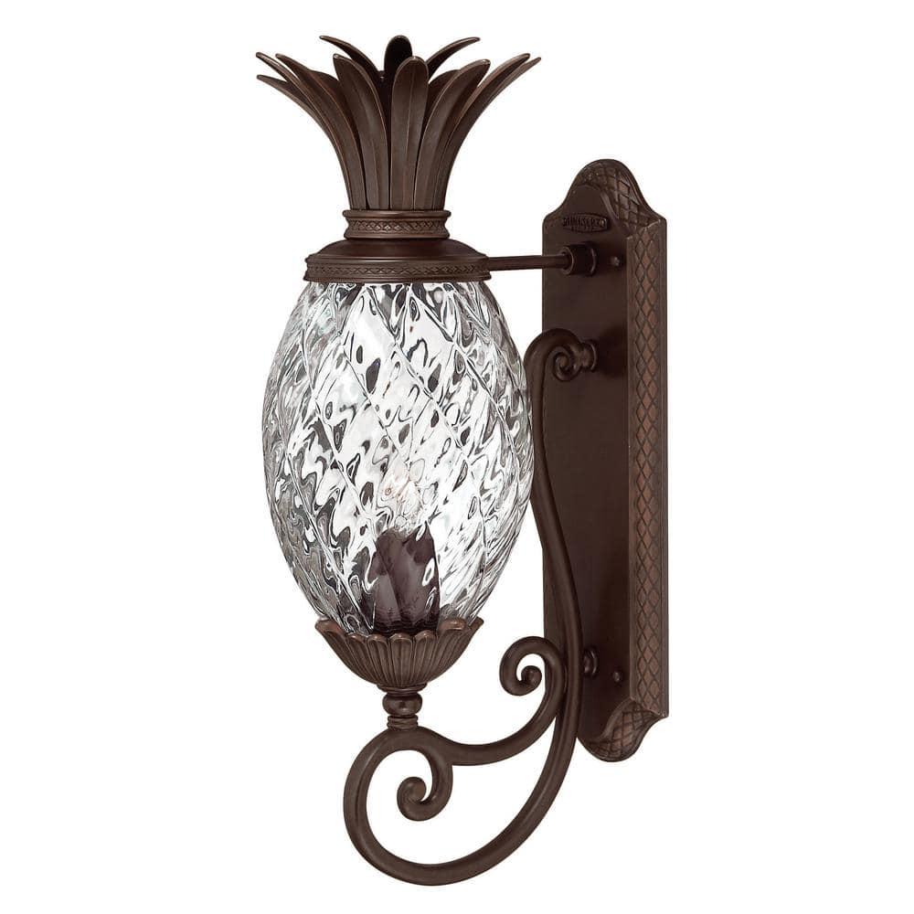 Hinkley Lighting - Plantation - 1 Light Small Outdoor Wall Lantern in