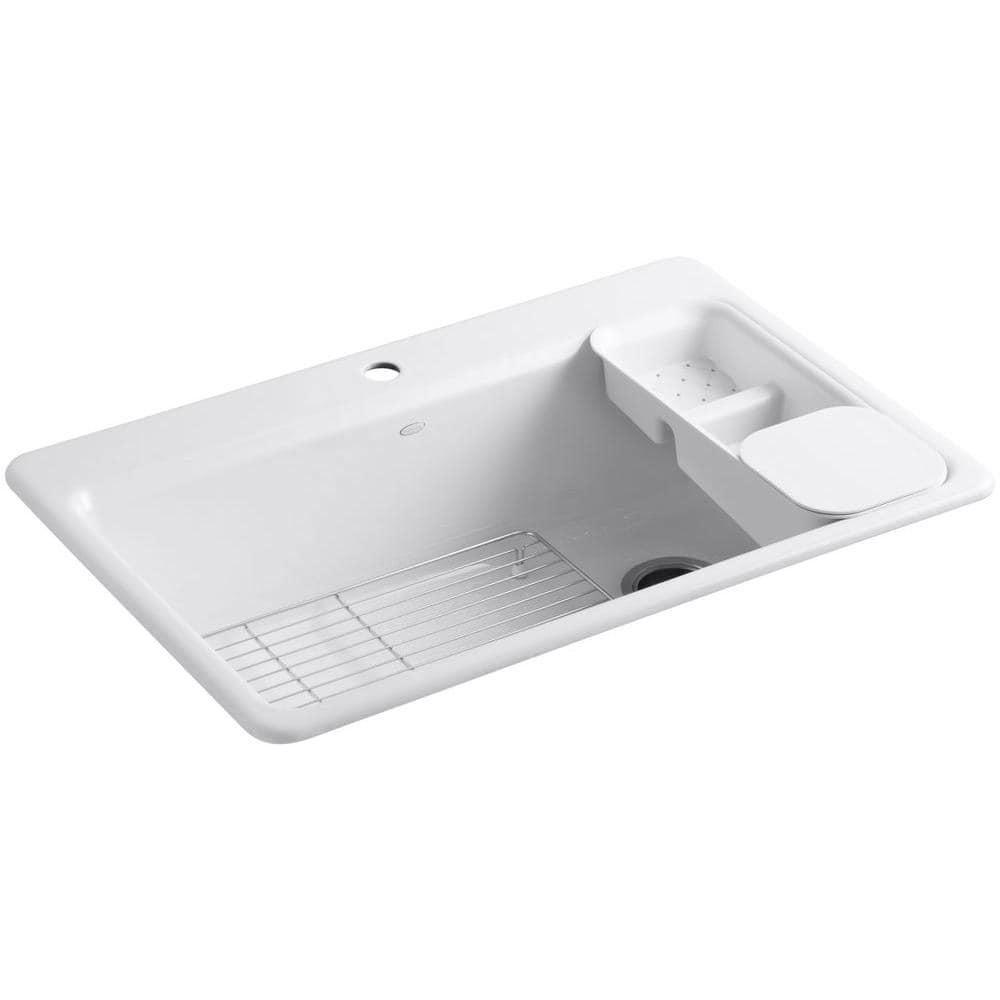 Riverby™ Single-Bowl Top-Mount Kitchen Snk with Accessories