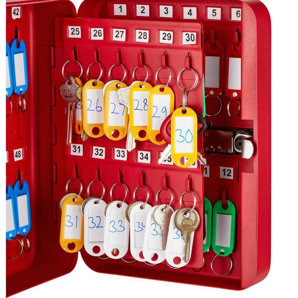 AdirOffice Steel Secure Key Cabinet with Combination Lock