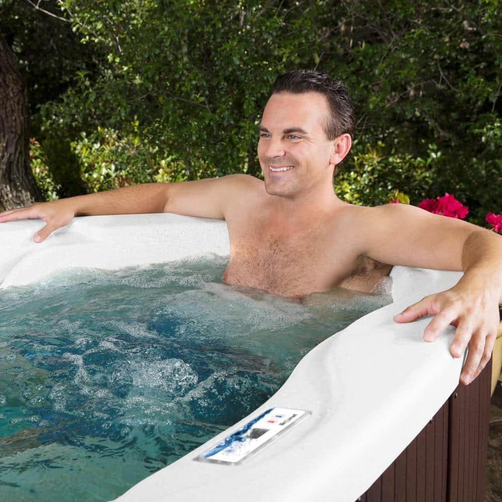 Lifesmart Spas LS300 Plus 110 Volt 2-Person 17-Jet Plug and Play Hot Tub with Ozonator
