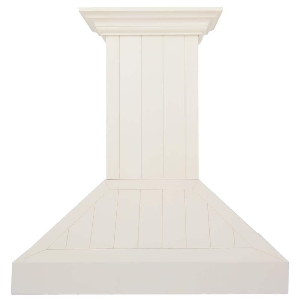ZLINE 30 in. Convertible Vent Wooden Wall Mount Range Hood in Antigua & Walnut
