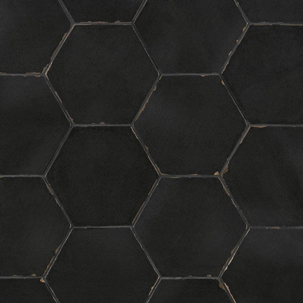 Bond Tile Palo Alto Hex 6" Hexagon Handmade Look Porcelain Floor and Wall Tile (5.38 Sq. Ft. / Case)