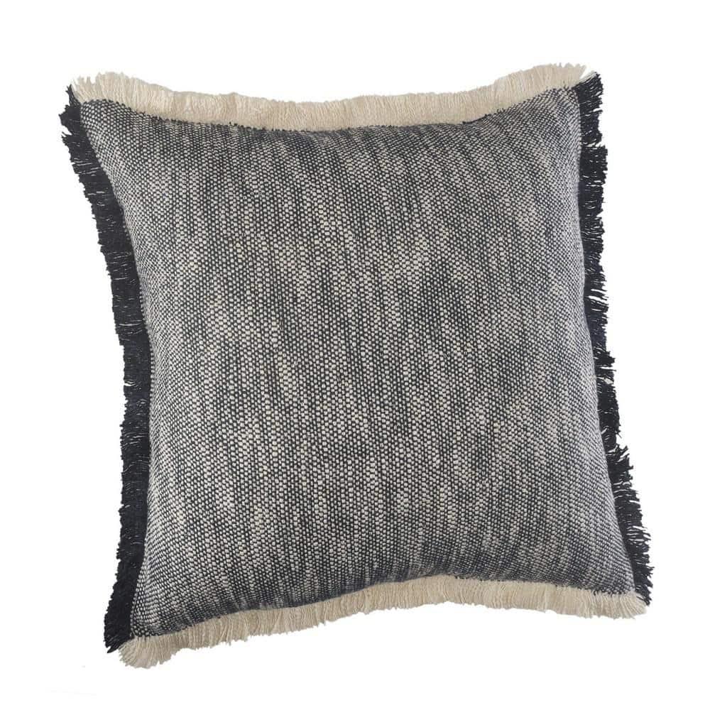 Rajani Home Jessei Fringed Cotton Throw Pillow