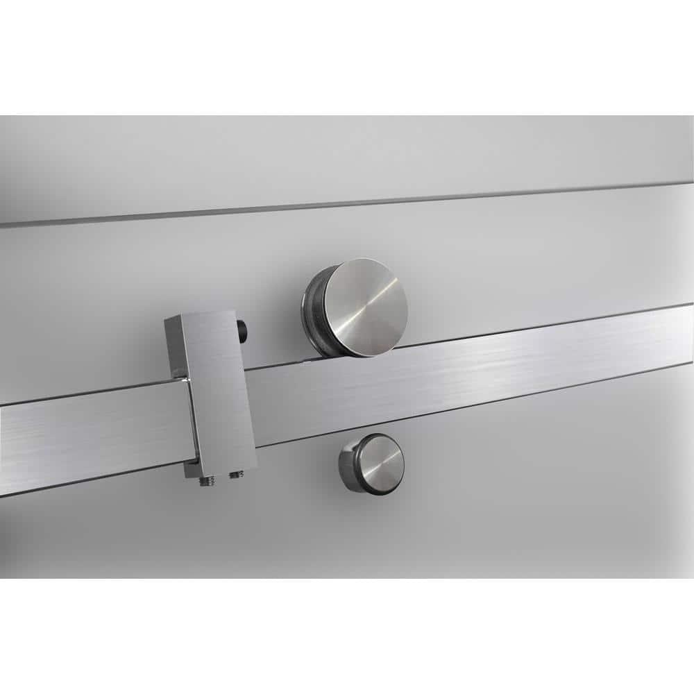 Moselle 77.5" Single Sliding Frameless Shower Door