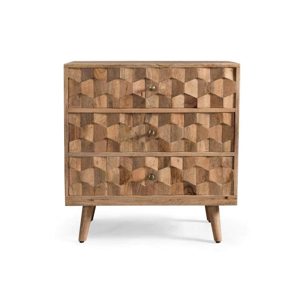 Millwood Pines 3 Drawer Dresser Chest