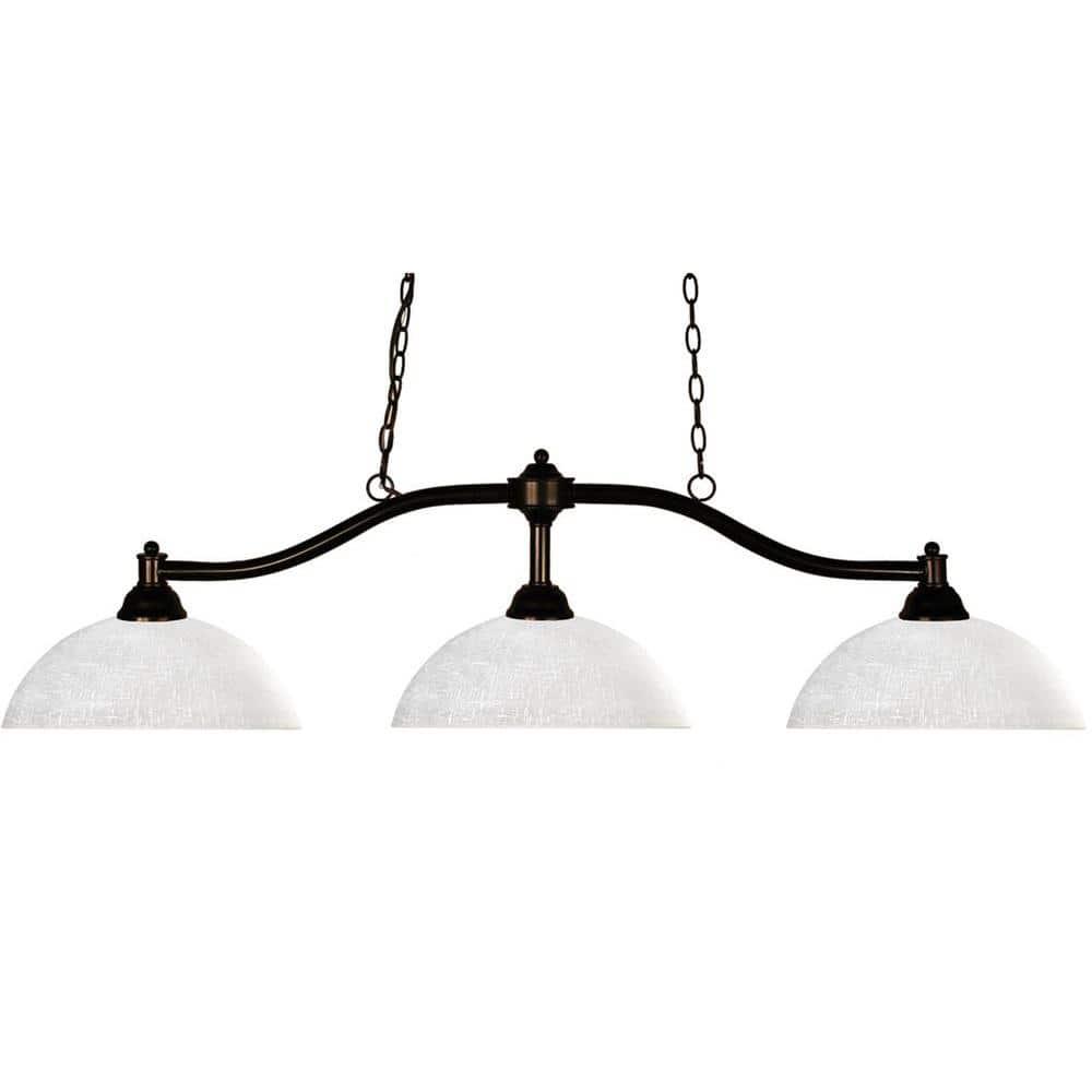 Z-Lite Chance 3 - Light Island Pendant Light in  Bronze