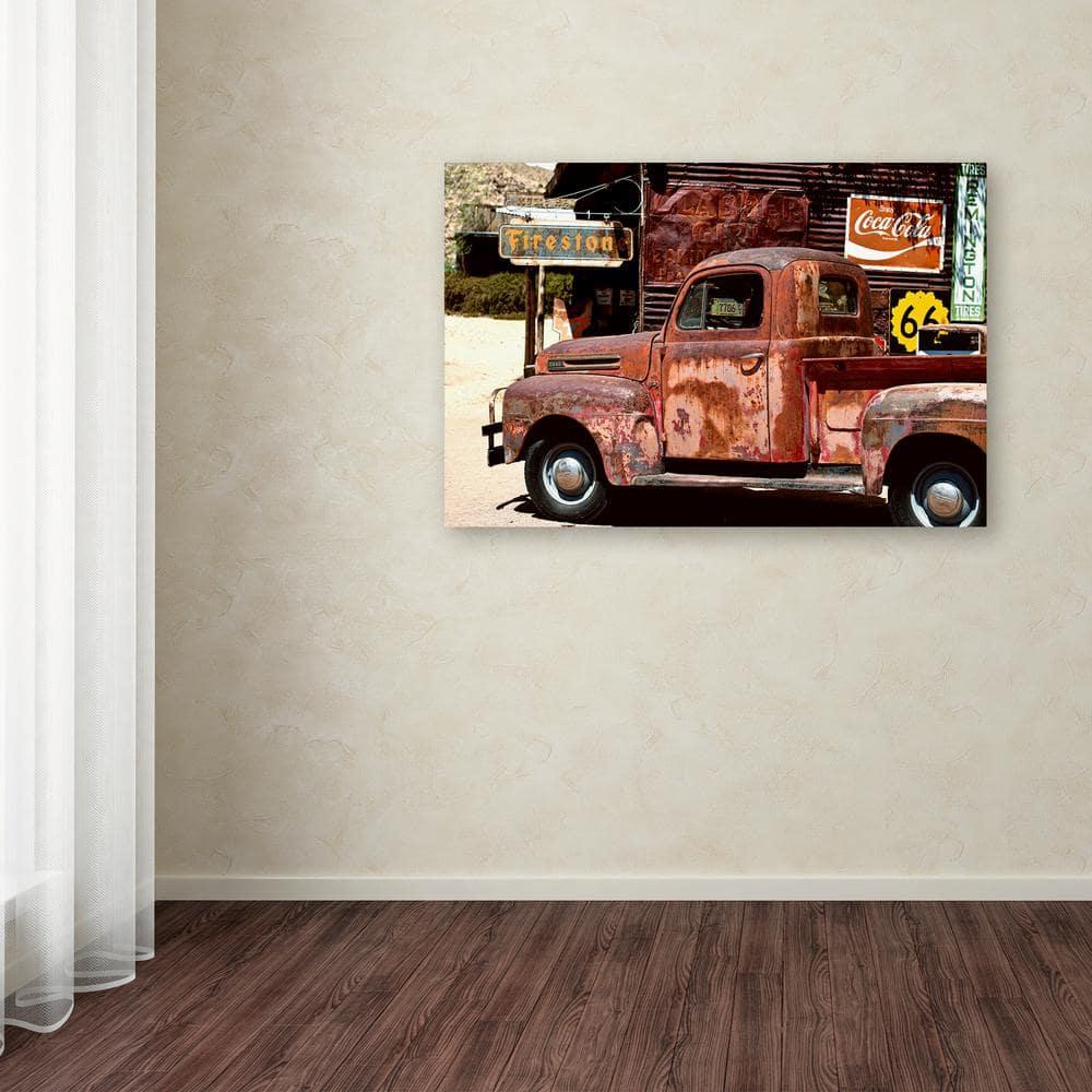 Trademark Fine Art "US Truck" Canvas Art by Philippe Hugonnard