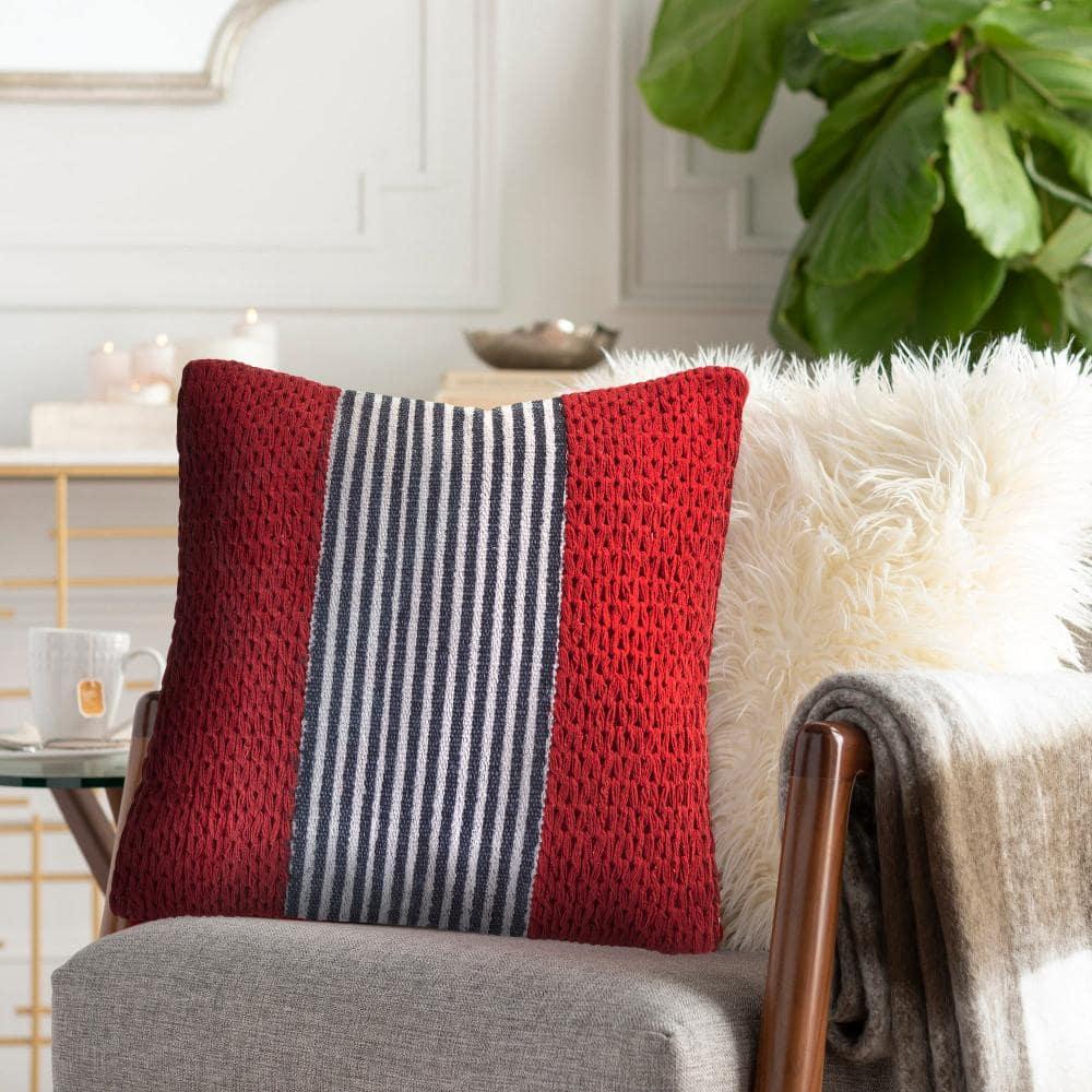 Evette Rios Throw Pillow Geometric Cotton Throw Pillow