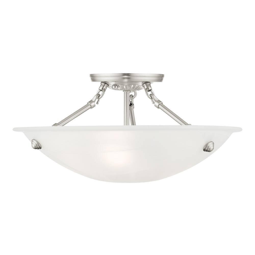 Livex Lighting - Oasis - 3 Light Flush Mount in Contemporary Style - 16 Inches
