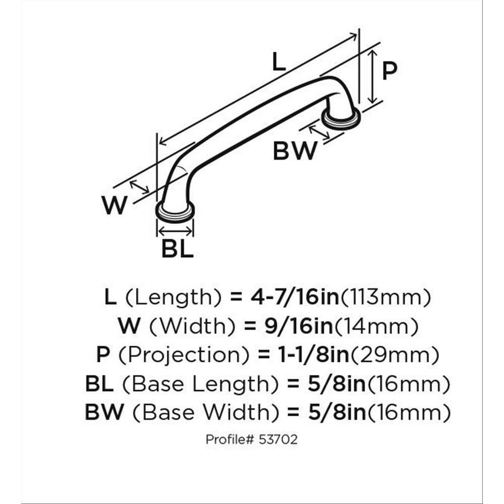 Kane 3 3/4" Center to Center Bar Pull