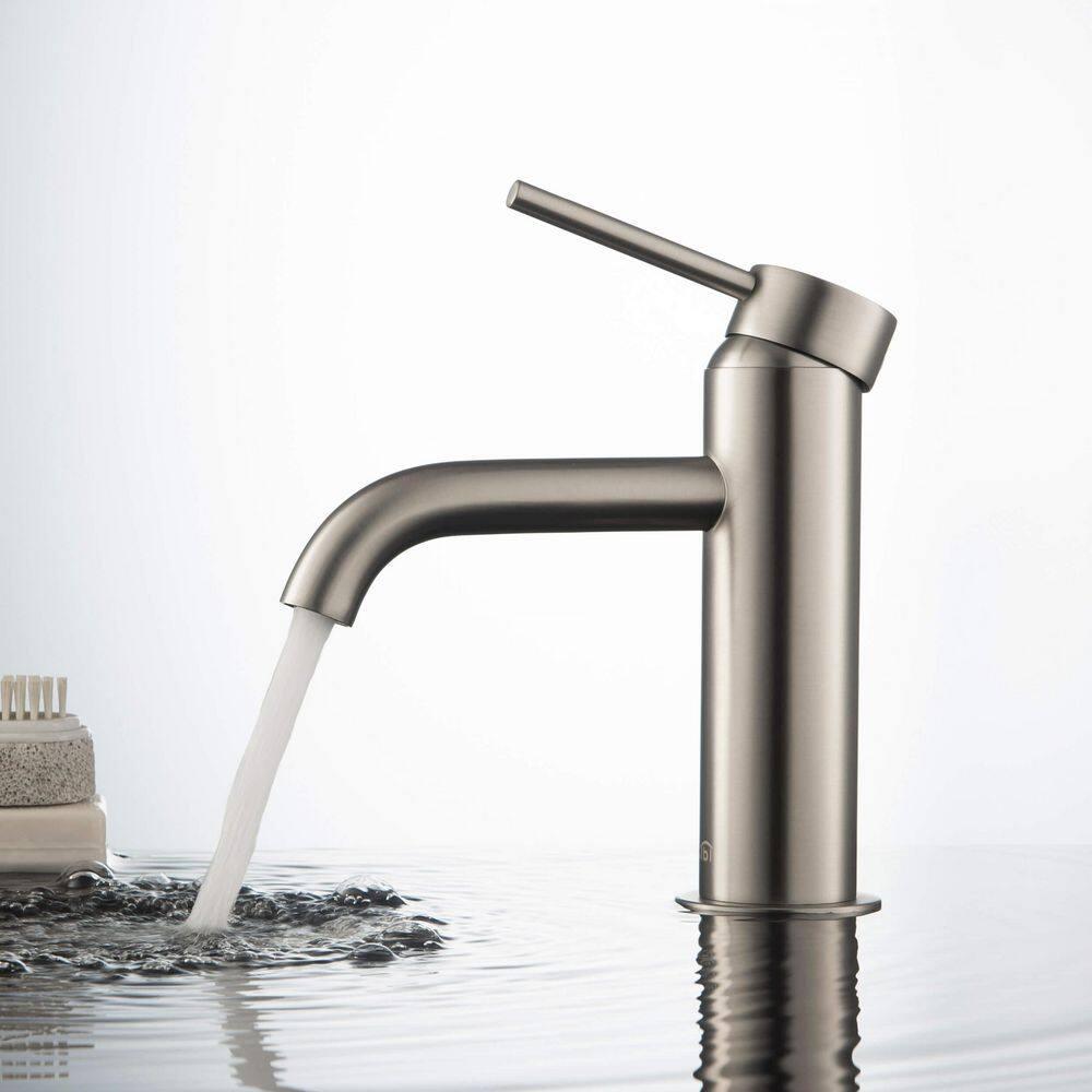 Circular Single-Hole Single-handle Bathroom Faucet