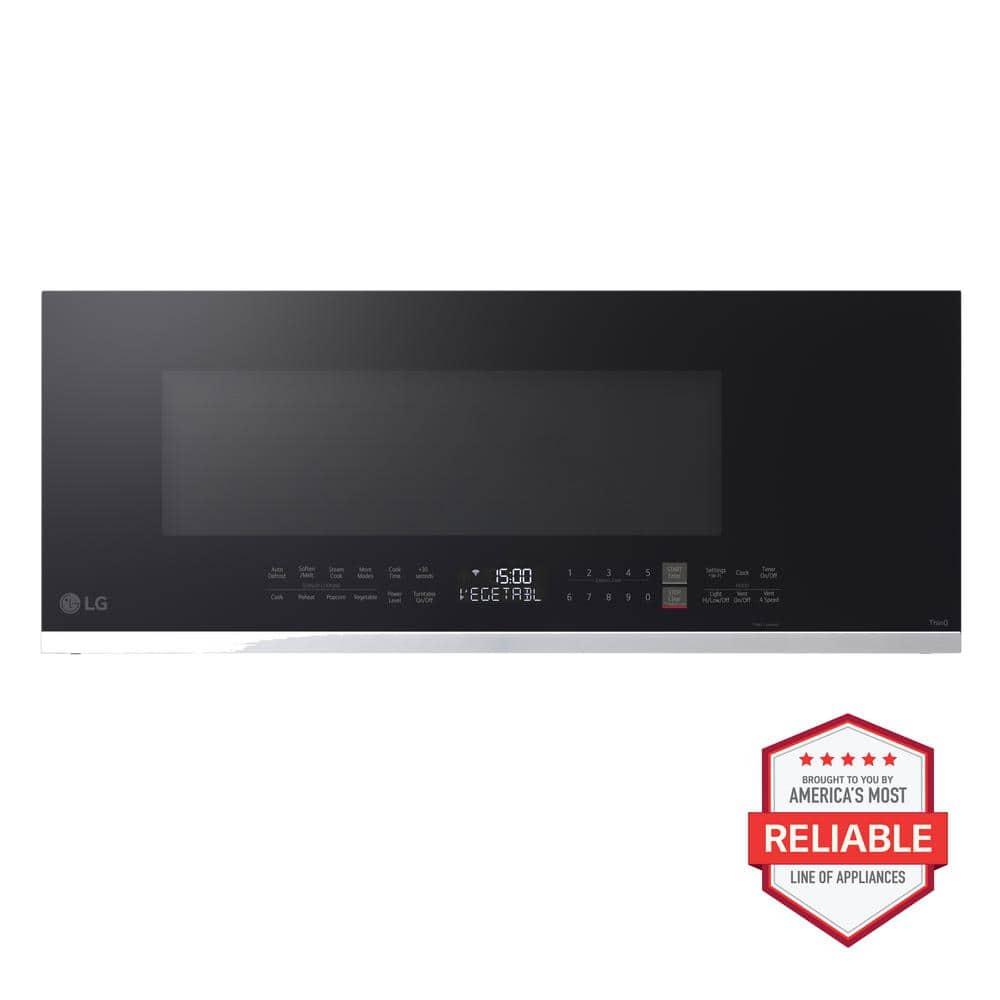 LG 1.3 Cu. Ft. Smart Low Profile Over-the-Range Microwave Oven with Sensor Cook