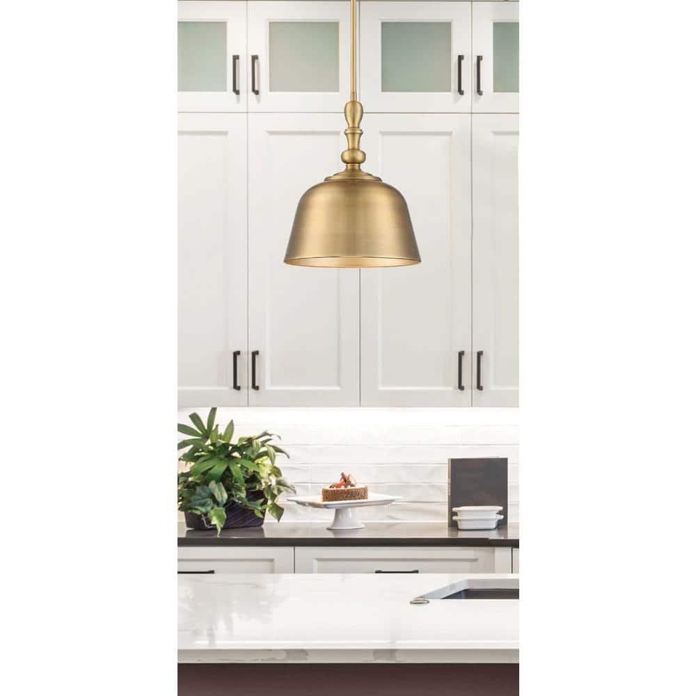 Savoy House Berg 1 - Light Pendant in  Warm Brass