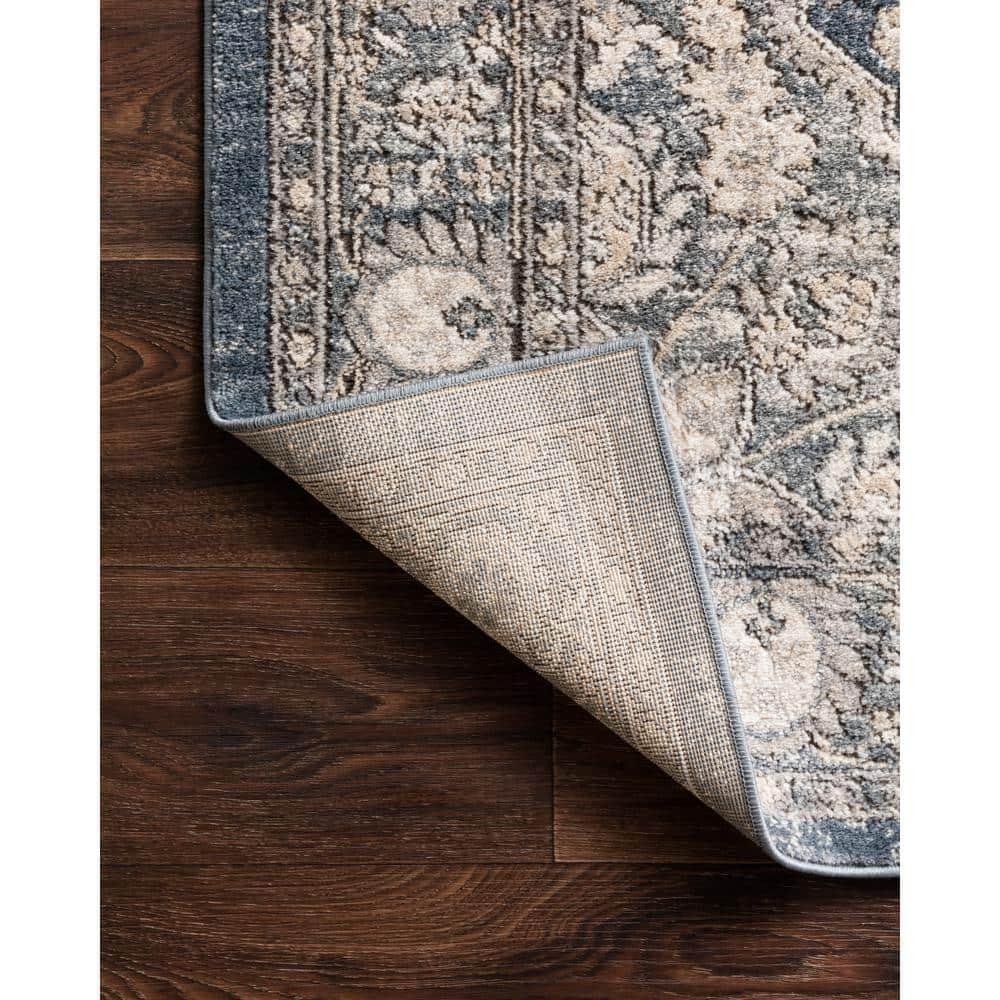 Loloi Teagan Denim / Mist 2'-8" x 4' Accent Rug